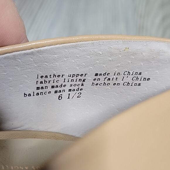 Seychelles Shabby Chic Rose Gold Peep Toe Sandals Heels Womens Size 6.5 NEW - Picture 10 of 13